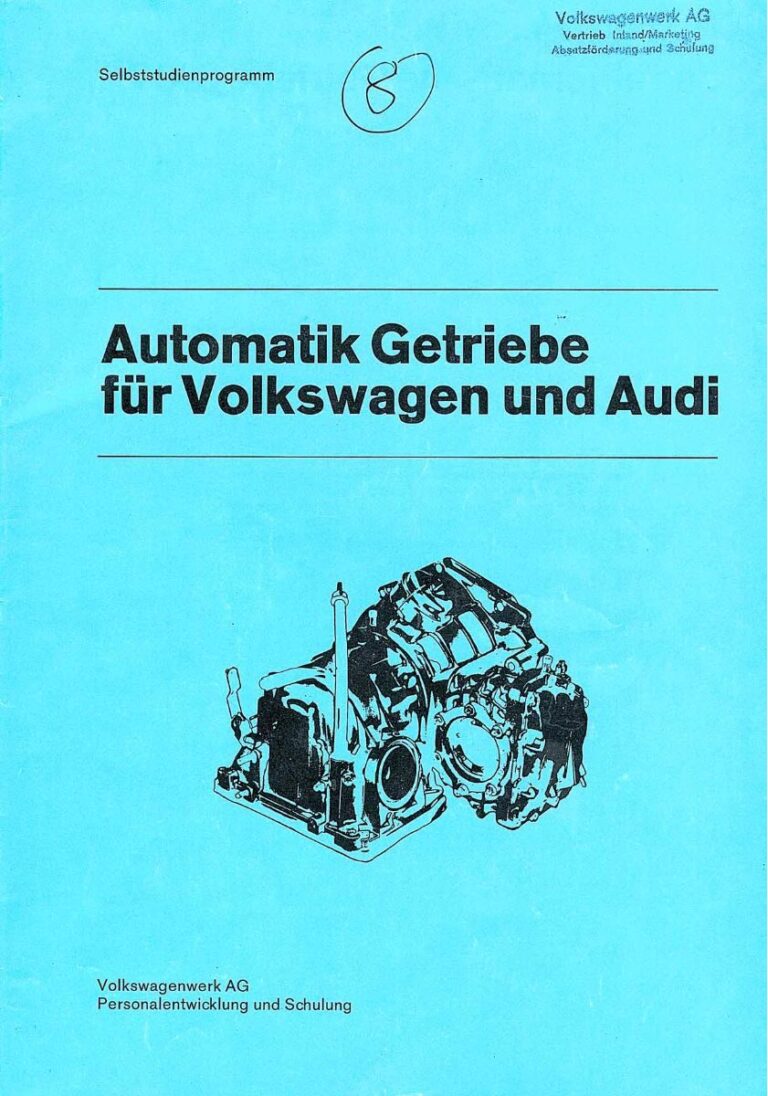 SSP 008 Automatikgetriebe für Volkswagen und Audi - PDF cover