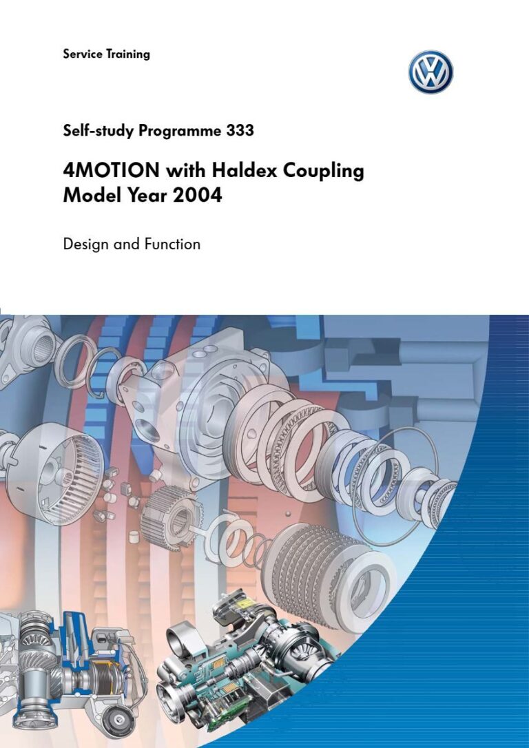 SSP 333 4MOTION with Haldex Coupling Model Year 2004 - PDF cover